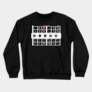 The standard model of elementary particles Crewneck Sweatshirt